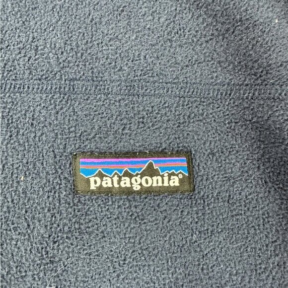 Patagonia Micro D Fleece Pullover Navy Blue Men’s Size L - Picture 15 of 15
